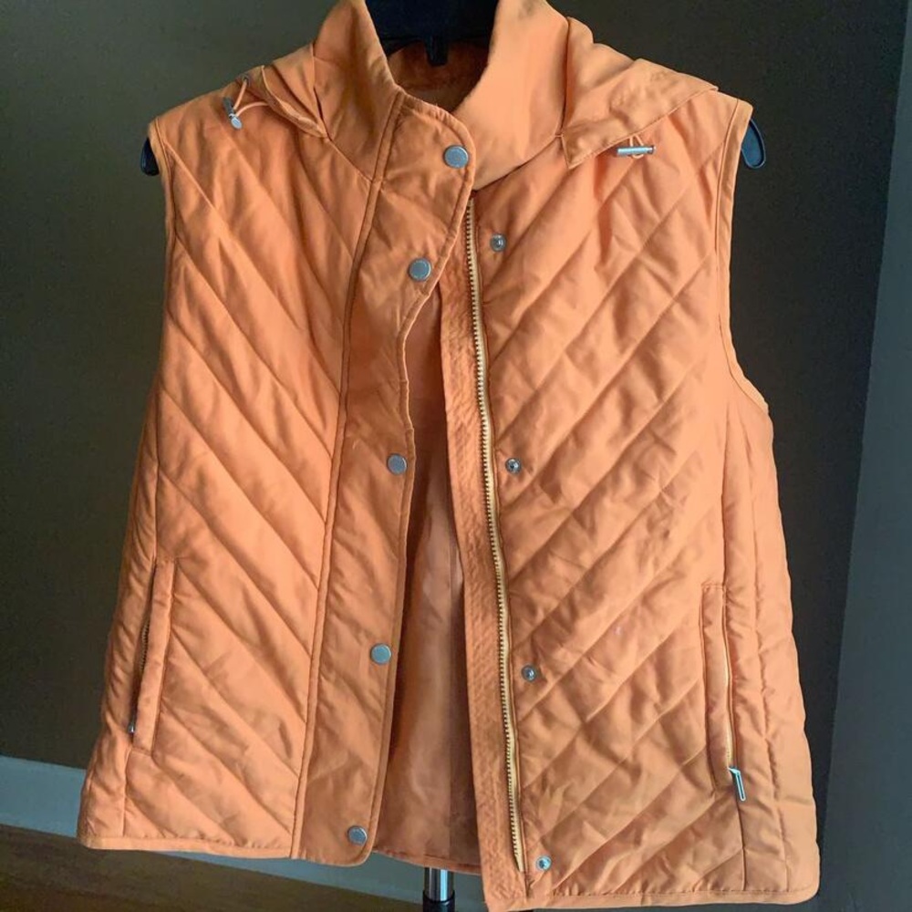 Jones NY Signature Womens Hooded Vest